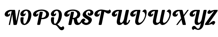 CaramelDelight-Italic Font UPPERCASE