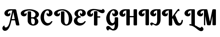 CaramelDelight Font UPPERCASE