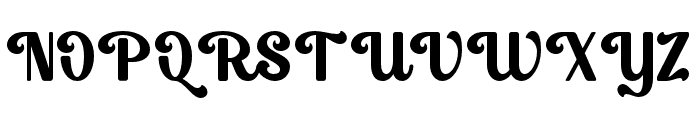 CaramelDelight Font UPPERCASE