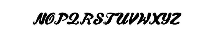 Cardamom Bold Italic Font UPPERCASE