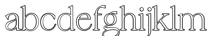 Cardinal Flower Outline FONT