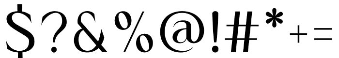 Cardival-Regular Font OTHER CHARS