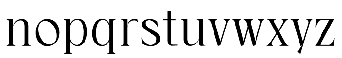 Cardival-Regular Font LOWERCASE