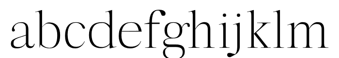 Carita Light Font LOWERCASE