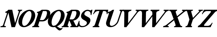 Carizo Bold Italic Font UPPERCASE