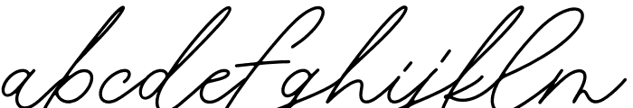 Carizo Handwritten Font LOWERCASE