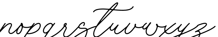 Carizo Handwritten Font LOWERCASE