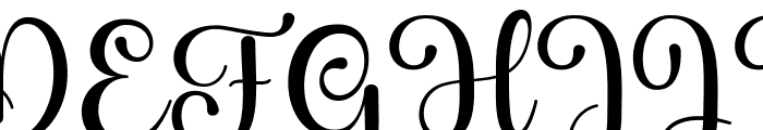 Carley Butterfly Script Regular Font UPPERCASE