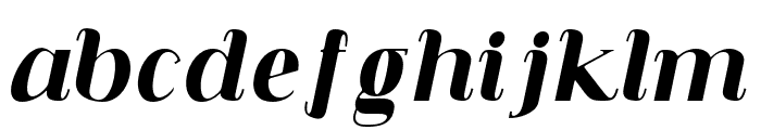 Carlgine-BlackItalic Font LOWERCASE