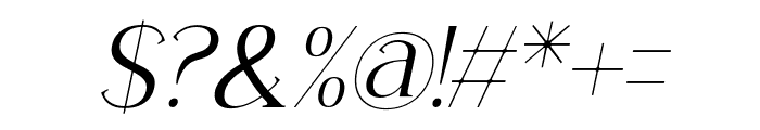 Carlgine-Italic Font OTHER CHARS