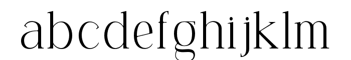 Carlgine-Light Font LOWERCASE