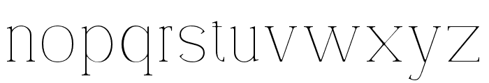 Carlgine-Thin Font LOWERCASE
