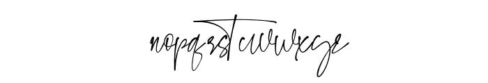 Carlista Buttery Font LOWERCASE
