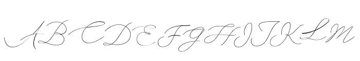 CarlofeScript-Regular Font UPPERCASE