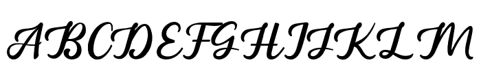 Carlony-Regular Font UPPERCASE