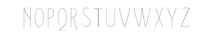 Carlsons-outline Font LOWERCASE