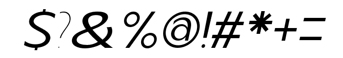 Carltine Italic Font OTHER CHARS