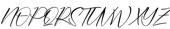 Carlyka Italic Font UPPERCASE
