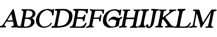 Carmine Raysford Italic Font UPPERCASE
