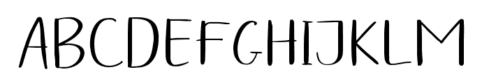 CarnationSans-Regular Font LOWERCASE