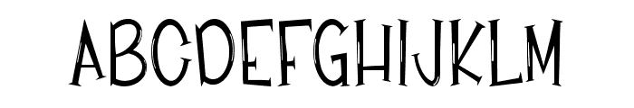 CarnifunRegular Font UPPERCASE