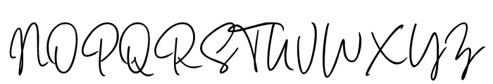 Carnollia Signature Font UPPERCASE