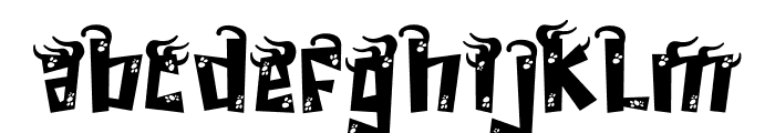 Carnotaurus Three Font LOWERCASE