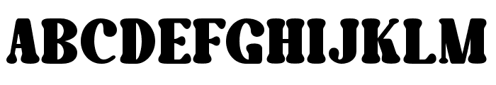 Caromy Black Font UPPERCASE