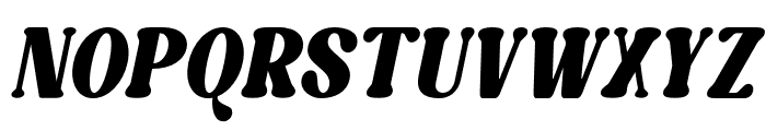 Caromy Bold Italic Font UPPERCASE