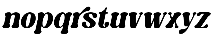 Caromy Bold Italic Font LOWERCASE