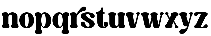 Caromy Bold Font LOWERCASE