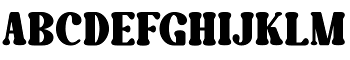 Caromy Extra Bold Font UPPERCASE