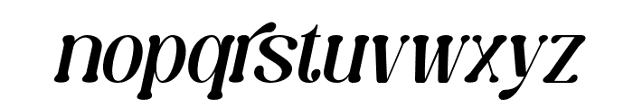 Caromy Extra Light Italic Font LOWERCASE