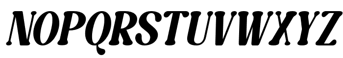Caromy Italic Font UPPERCASE