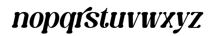 Caromy Italic Font LOWERCASE