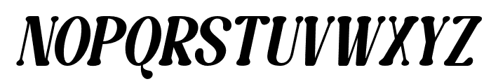 Caromy Light Italic Font UPPERCASE