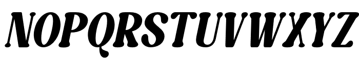 Caromy Medium Italic Font UPPERCASE