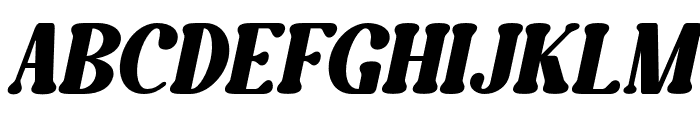Caromy Semi Bold Italic Font UPPERCASE