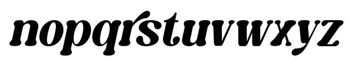 Caromy Semi Bold Italic Font LOWERCASE