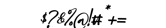 Carotta Italic Font OTHER CHARS