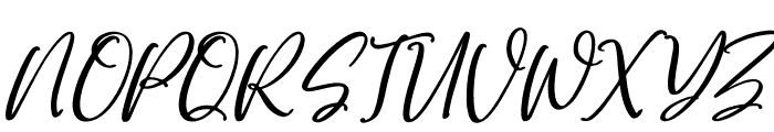 Carotta Italic Font UPPERCASE