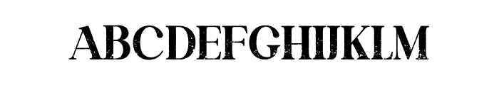 Carrington Grunge Bold Font UPPERCASE