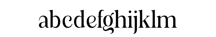 Carrington Light Font LOWERCASE