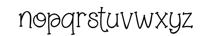 Carrot and Strawberry Font LOWERCASE
