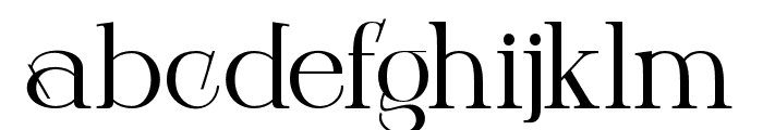 Carsheny-Regular Font LOWERCASE