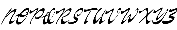 Carthely Edition Italic Font UPPERCASE