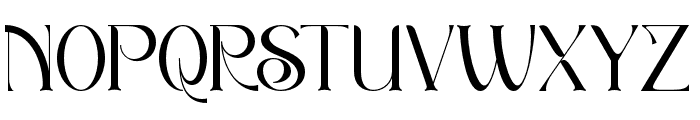 Cartia Font UPPERCASE