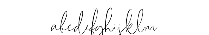 Cartines Signatures Font LOWERCASE