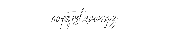 Cartis Beautyful Script Font LOWERCASE