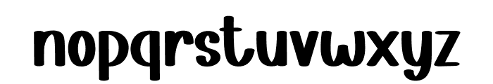 Cartoon Design Font LOWERCASE